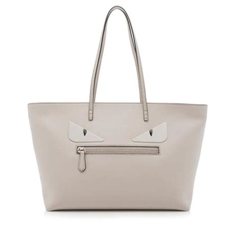 fendi grey bag bugs roll tote|Bags .